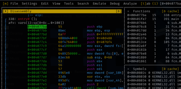 Reversing con Radare2